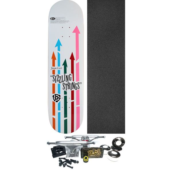 Stereo Skateboards Jason Lee Strings Skateboard Deck - 8.3" x 32" - Complete Skateboard Bundle